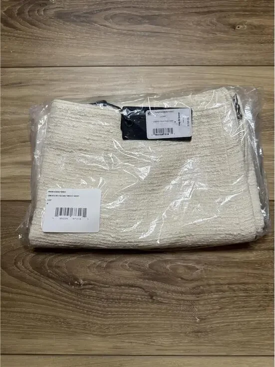 NWT! rag & bone Emerson Italian Tweed Miniskirt in Ivory Size 8 - Picture 2 of 6